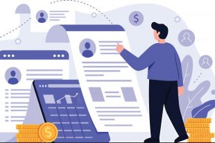 Payroll Management Abstract Vector
