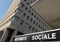 Bâtiment de la Sécurité Sociale à Rennes en Bretagne