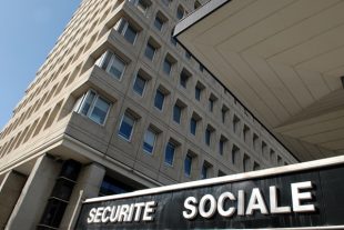 Bâtiment de la Sécurité Sociale à Rennes en Bretagne