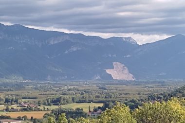 Eboulement Isère