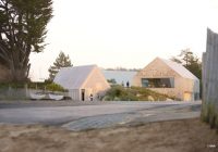 Perspective globale de la nouvelle base nautique de Jullouville (Manche).