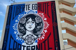 Liberté, Égalité, Fraternité, la fresque du XIIIe arrdt à Paris