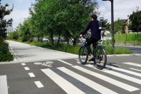 Système de numérisation « Brainkit » monté sur vélo
pour la numérisation des pistes cyclables.