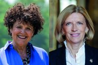 Les sénatrices Jacqueline Eustache-Brinio et Isabelle Florennes