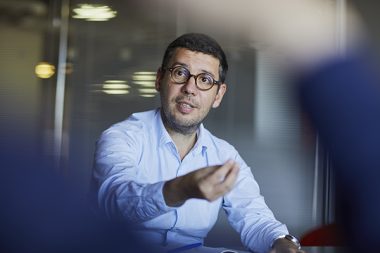 PORTRAIT DE CHRISTOPHE MILLET, PRÉSIDENT DU CONSEIL NATIONAL DE L'ORDRE DES ARCHITECTES, RÉALISÉ DANS LEURS LOCAUX À PARIS, LE MARDI 01 OCTOBRE 2024.
