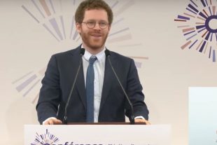 David Amiel, ministre en charge de la Fonction publique, lors du lancement de la conférence "travail, emploi, retraite".