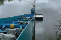 Barrage en exploitation PlasticVortex