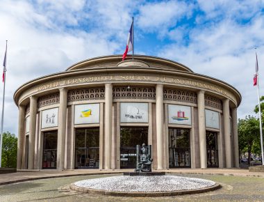 Paris, France - May 5, 2019: Economic, Social and Environmental Council (ESEC) on place Iena