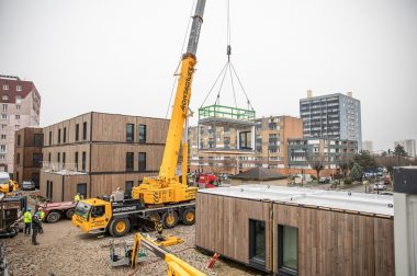 En Seine-Saint-Denis, un nouveau centre d’hébergement d’urgence «déplaçable» pour 30 familles