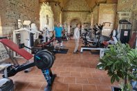 L'ancienne chapelle de Saint-Hellier transformée en salle de renforcement musculaire.