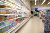 Rayon dans un supermarché