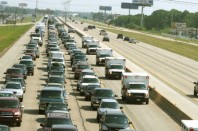Evacuation population voitures houston rita