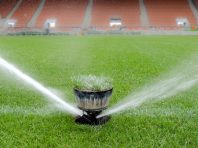 Watering turf