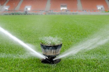 Watering turf