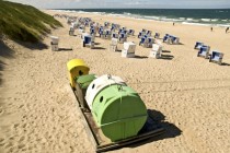 Container am Strand