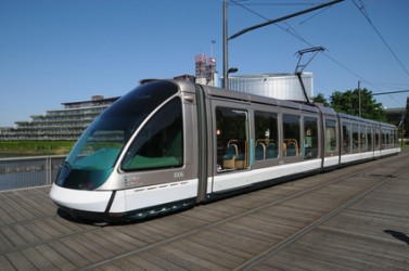 Le tramway de Strasbourg.