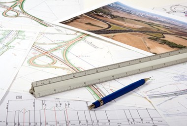 Plan aménagement du territoire - échangeur autoroute