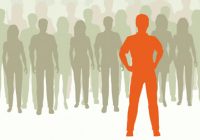 Silhouette dans la foule