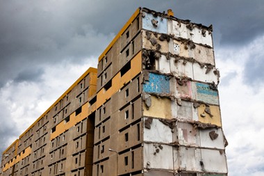 Immeuble dégradé