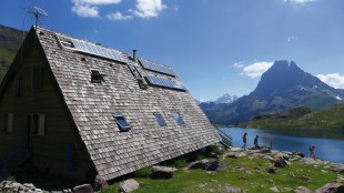 Les refuges de montagne sur la piste verte