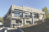 Le nouveau siège français de l'équipementier KTR en plein chantier.