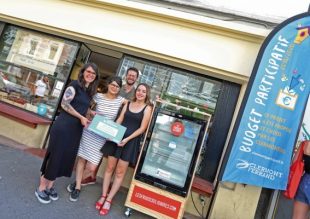 Le premier projet issu du budget participatif de la ville de Clermont-Ferrand est un frigo solidaire, installé en juin 2019.