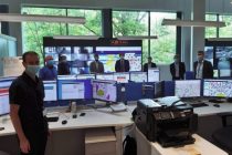 les partenaires de la chaire en visite au poste de pilotage de la gestion connectée de Dijon Metropole   On' Dijon