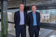 Emmanuel Spinat (à gauche), directeur de l’AIFE, et Guillaume Robert, DGA de la direction générale des finances publiques.