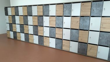 Au collège de Castelnau-d’Estrètefonds (Haute-Garonne), les professeurs bénéficient d’un meuble transformé et réemployé pour ranger leur matériel.