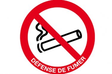 panneau interdiction fumer