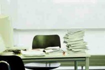 Bureau chaise vide