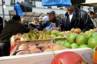 Marché de fruits et légumes