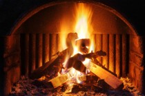 feu de cheminée
